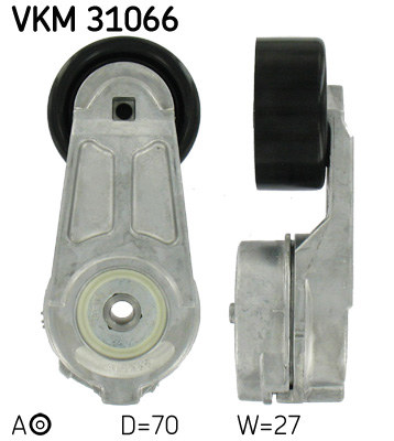 SKF VKM 31066 Rullo tenditore, Cinghia Poly-V-Rullo tenditore, Cinghia Poly-V-Ricambi Euro